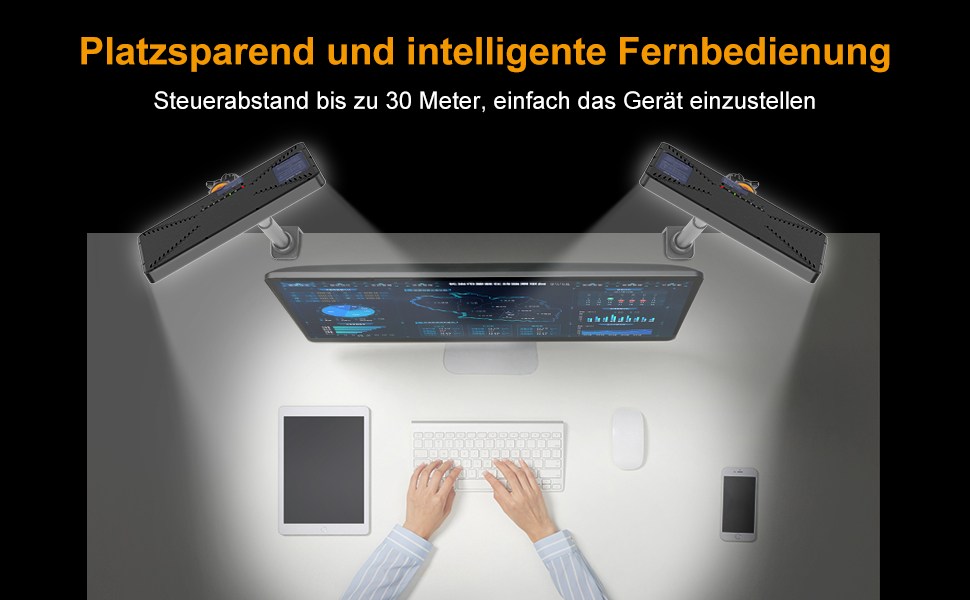 ULANZI K20 Key Light: LED панель для відеозйомки з дистанційним керуванням, 600 люмен, 10W, 2500K-9000K, для YouTube/Live Streaming