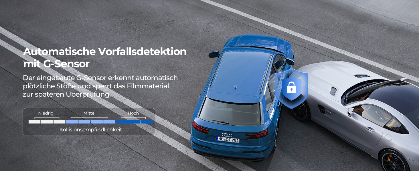 Відеореєстратор Krunia 2K WiFi Mini Dashcam Auto з GPS, CPL, WDR, Нічне Бачення, 24/7, Магнітне кріплення, Superkondensator, 170° Широкий Кут