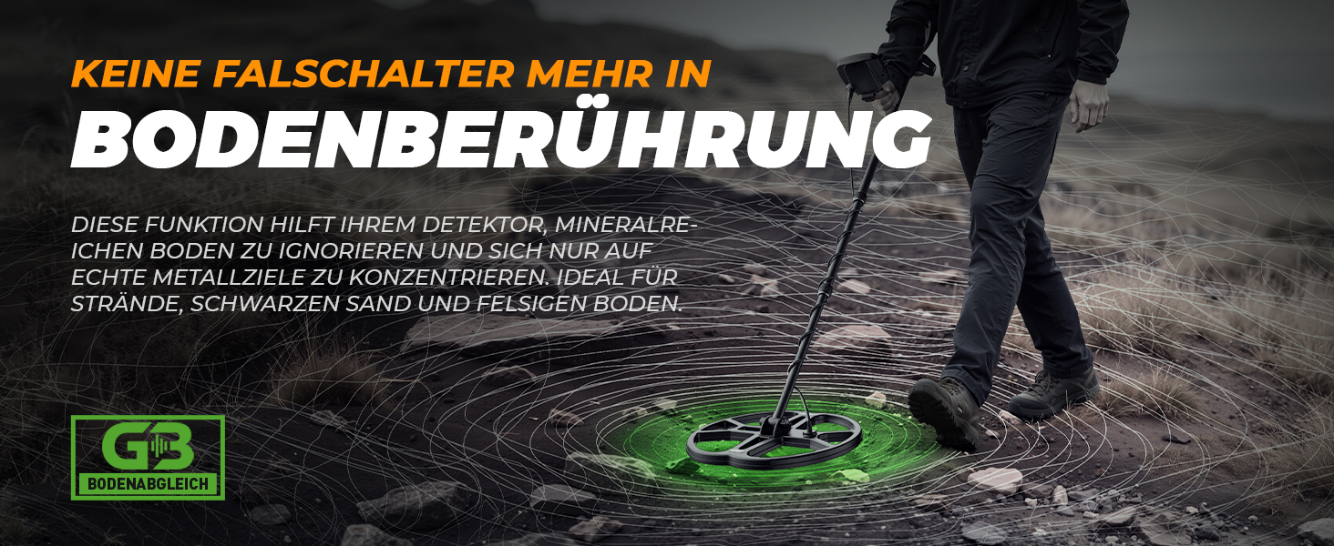 Металошукач професійний для дорослих Metalldetektor з 13'' водонепроникною котушкою DD, частота 19.23 кГц для пошуку срібла та золота, регульована балансування ґрунту, 3 режими пошуку, глибина виявлення 12''