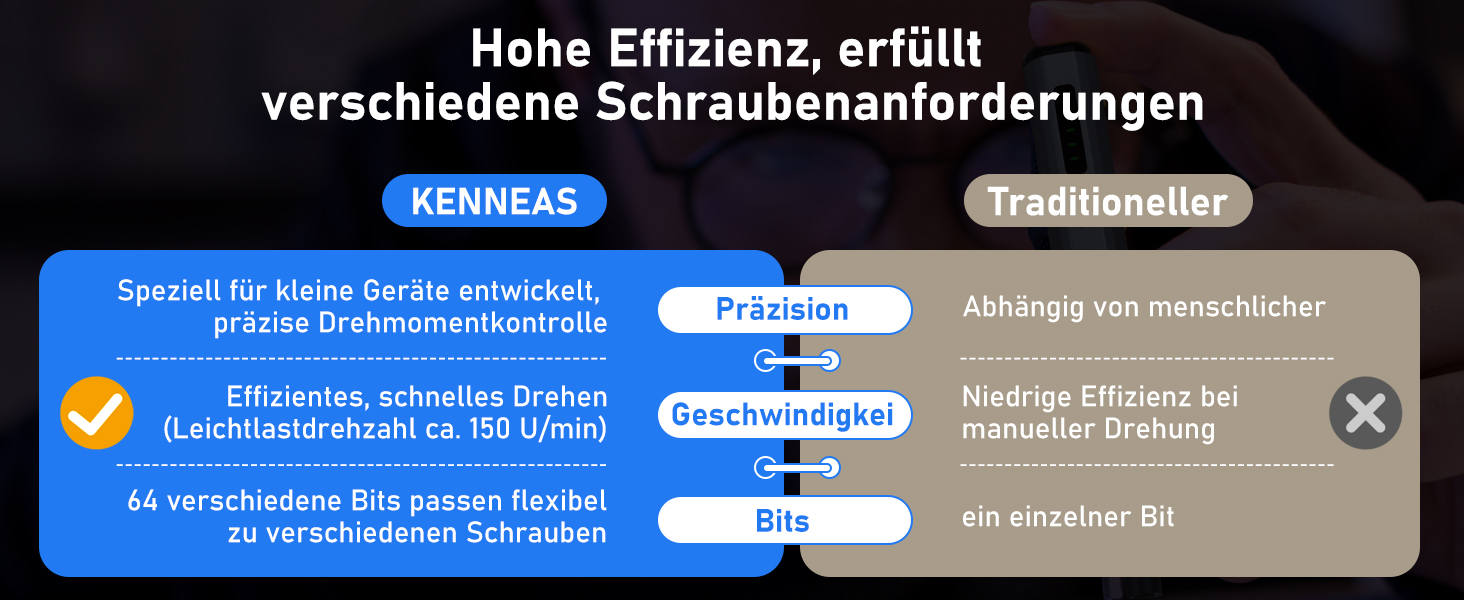 Електрична викрутка 70 в 1 з набором S2 біт, 4 LED, 200 RPM, для ремонту годинників, ПК, телефонів (срібно-чорний)