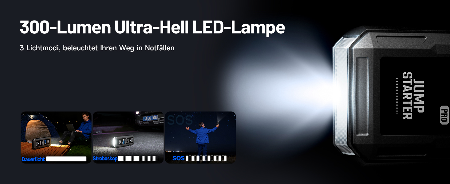 Powerbank TOPDON JS3000 для запуску двигуна, 24000mAh, 12V, для бензинових та дизельних двигунів до 9.0L та 7.0L