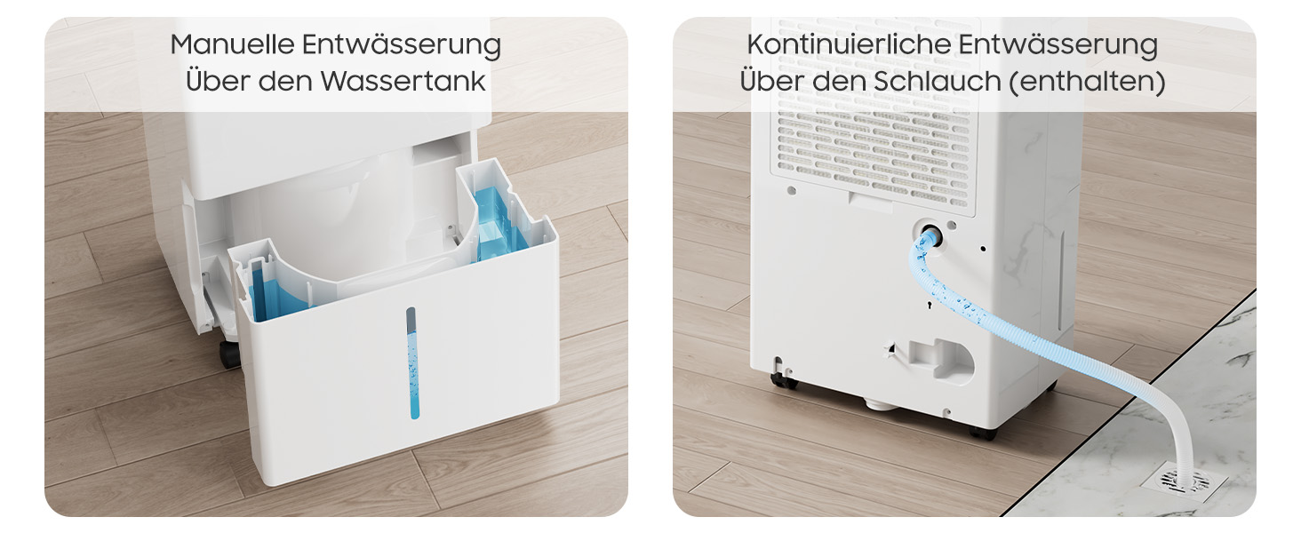 Електричний осушувач повітря 20 л/день – потужний, енергоефективний, портативний, з 3 режимами та регулюванням вологості, для дому