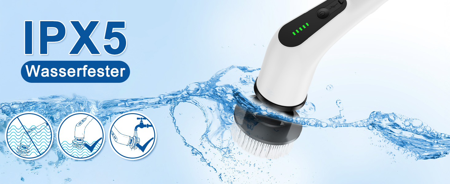 Електрична щітка для прибирання 9 в 1 з набором насадок, акумулятор 3000mAh, для ванної, кухні, авто, плитки