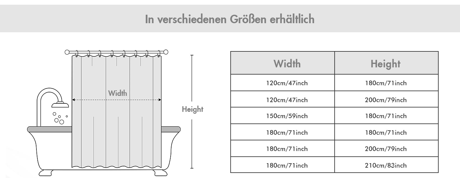 Шторка для душу MIULEE з льону, 120x200 см, світло-бежева, важка, поліестер, водонепроникна, з антигрибковим покриттям, для ванної кімнати, з 8 кільцями