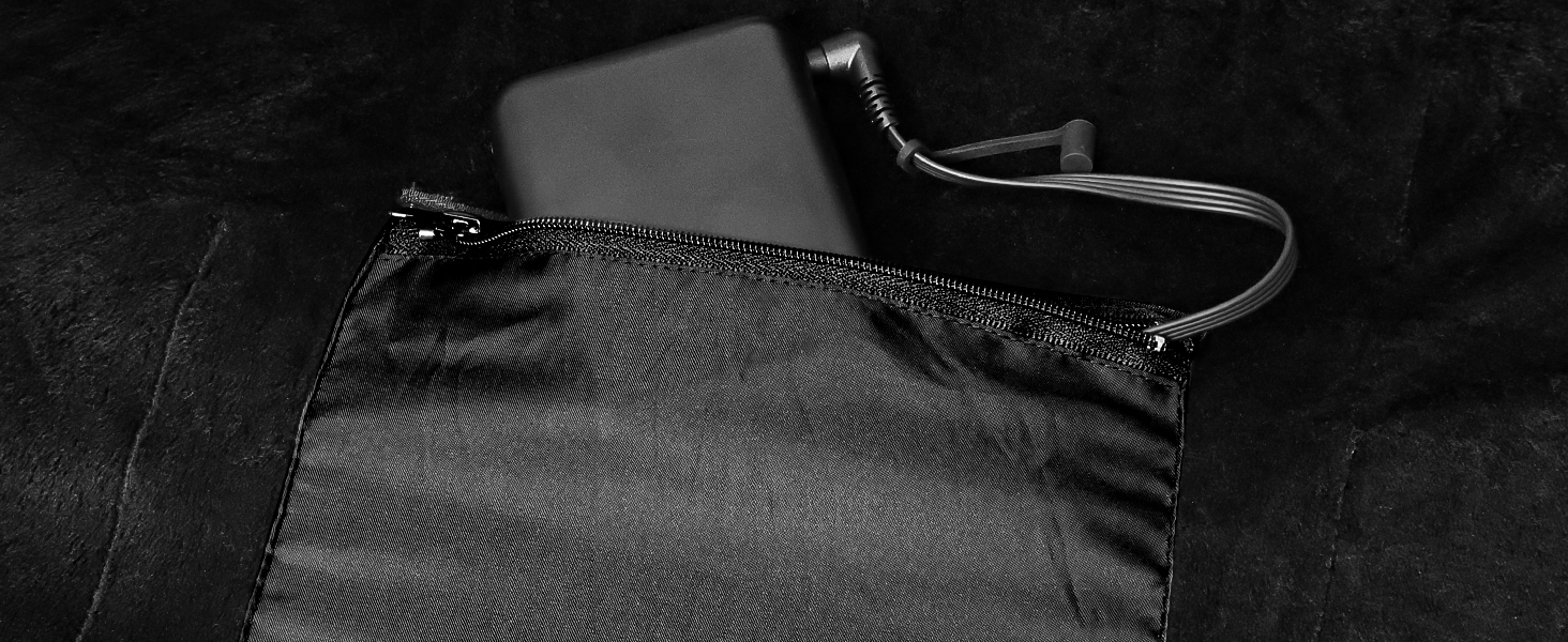 Обогрівальна куртка для чоловіків та жінок з Powerbank 18400 mAh, 10 зон обігріву, флісова куртка з акумулятором, тепла зимова куртка з обігрівом, L