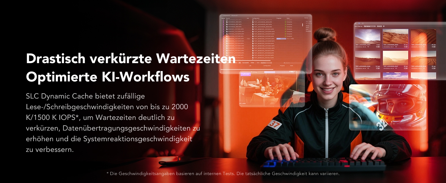 Lexar ARES PRO 1TB Gen5 NVMe M.2 SSD: PCIe 5.0, 14000 МБ/с для ПК, ноутбуків, PS5