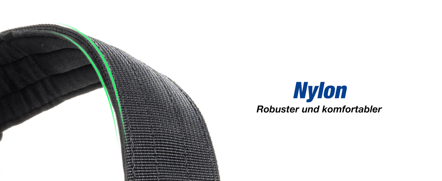 Нашийник для собак TSPRO Premium тактичний, великий, з металевою застібкою, камуфляжний синій, L (47-63.5 см)