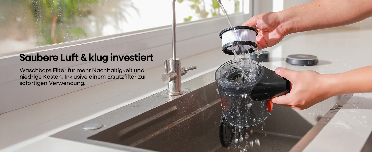 Бездротовий пилосос AlloyMove A01: потужний, з великим контейнером 1.5л та фільтрацією 99.9%, для волосся, килимів та твердих поверхонь (срібний)