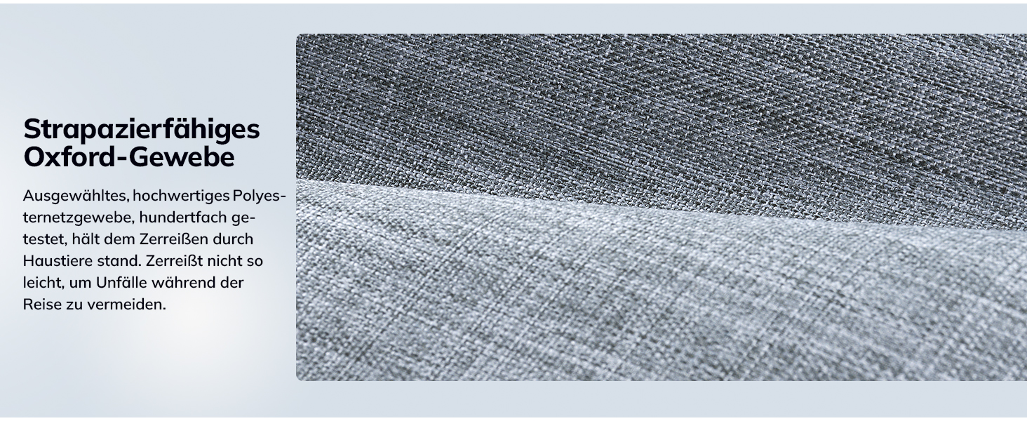 Транспортна переноска для котів та цуценят Morpilot до 5 кг з роликами та trolley, сіра