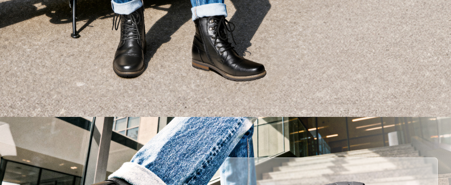 Чоловічі мотоциклетні черевики Bruno Marc - класичні челсі, чорні, 43 EU