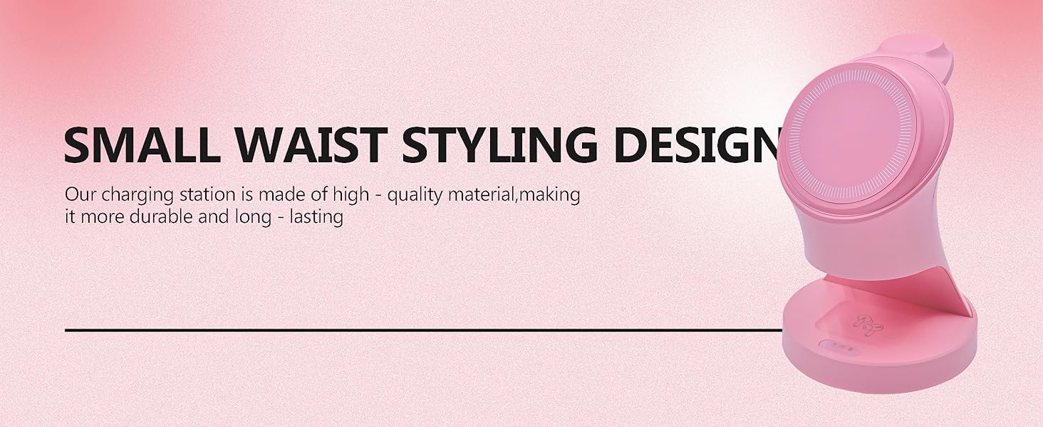 3-в-1 Мережевий Зарядний Пристрій MagSafe, Бездротова Зарядка для iPhone 17/16/15/14/13/12/Plus/Pro Max/Mini, Apple Watch 9/8/7/6/SE/5/4/3/2, AirPods Pro/2/3 (Рожевий)