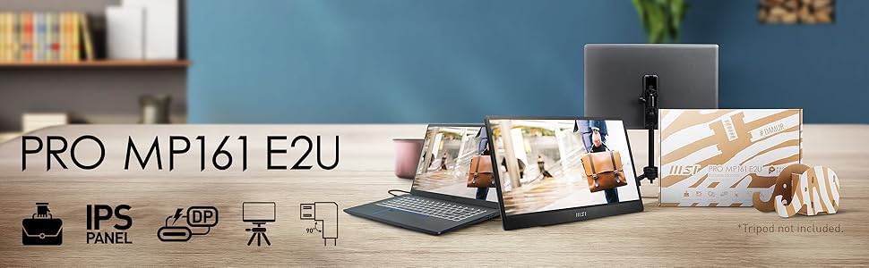 Портативний монітор MSI PRO MP161 E2U 15.6