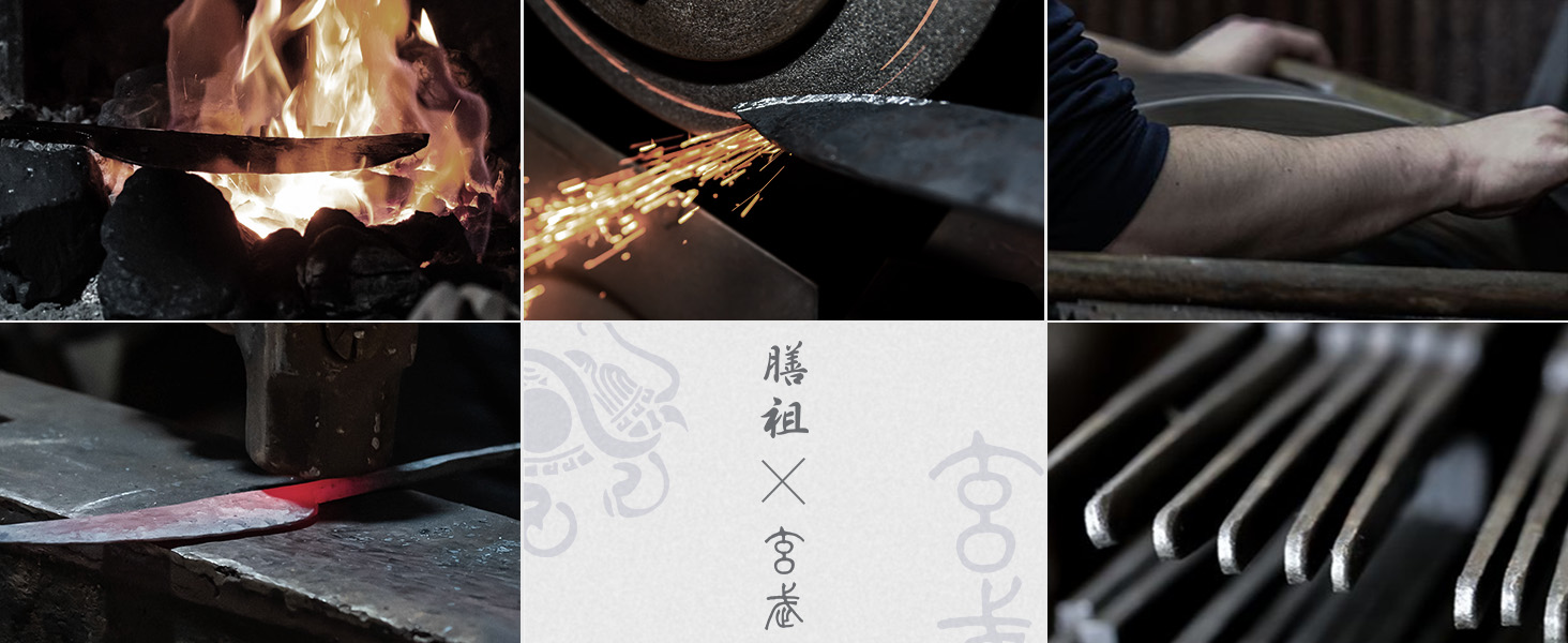 Ніж кухарський SHAN ZU 20 см з високоякісної нержавіючої сталі з ергономічною ручкою з дерева K133