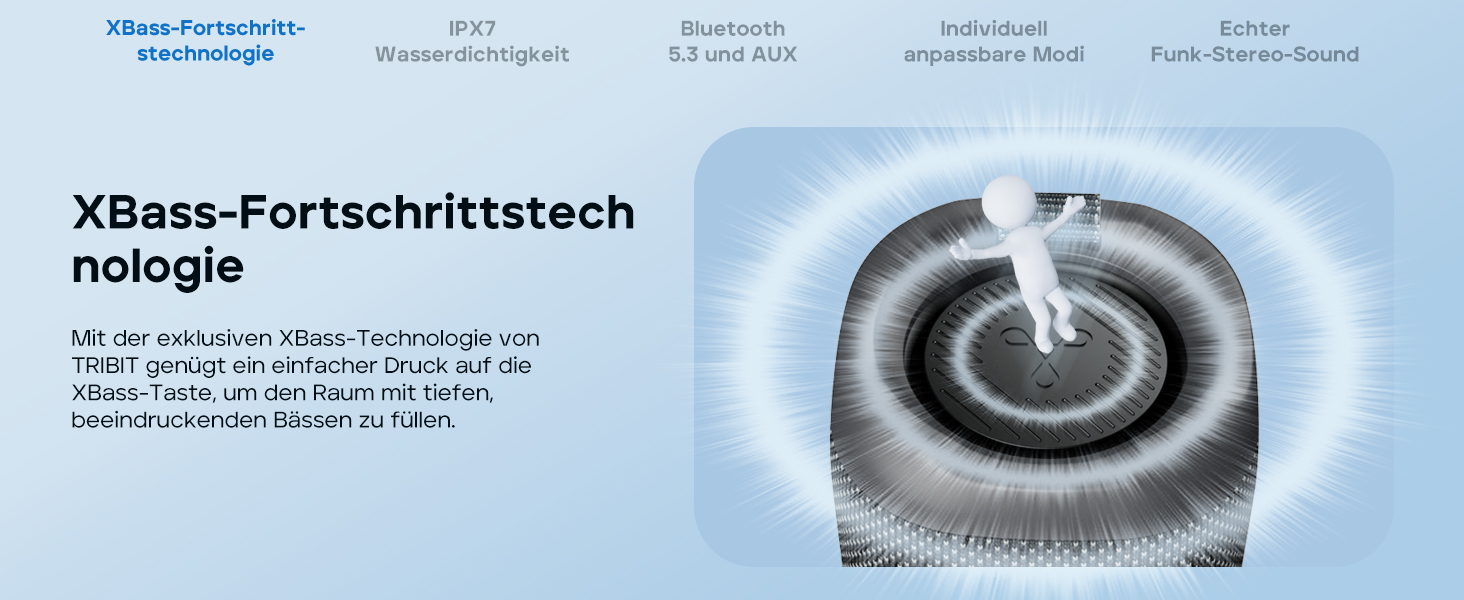 Tribit StormBox 2: Портативна Bluetooth колонка 34 Вт, IPX7, 24 год, XBass