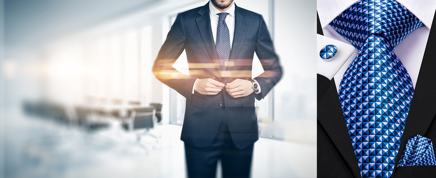 Краватний комплект Hi-Tie: краватка, краваткові хустинки та краваткові затискачі, блідо-рожевий колір