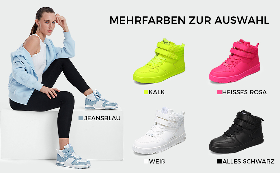 Жіночі баскетбольні черевики Lucky Step з клямками - стильні кросівки з штучної шкіри, чорного кольору, розмір 36 EU