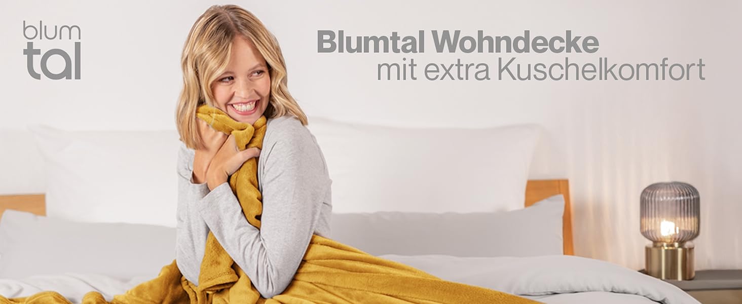 М'яка ковдра Blumtal Kuscheldecke: флісова ковдра 150x200 см, сертифікат Oeko-TEX, для дому та відпочинку, колір антрацит