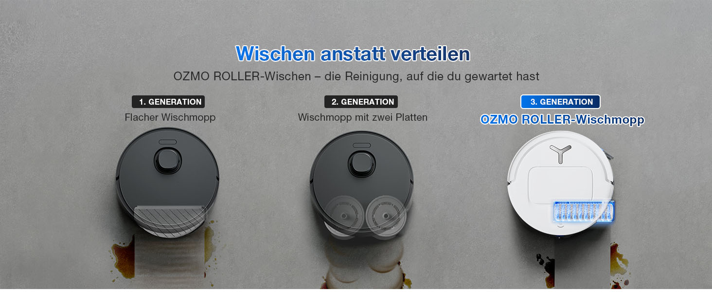 Робот-пилосос ECOVACS DEEBOT T80 Omni з функцією миття підлоги, 18000 Па, OZMO Roller, автоматичне миття мопів, ZeroTangle 3.0, миття гарячою водою (40-75°C), білий