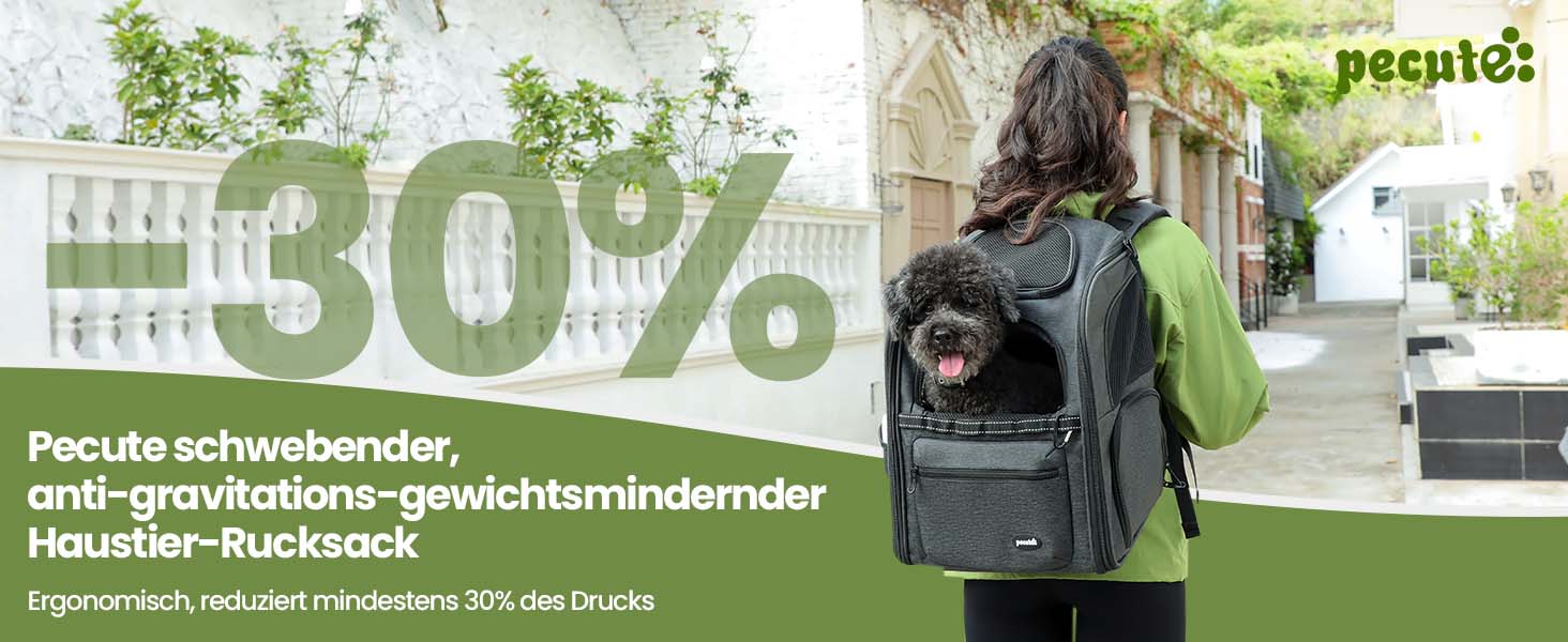 Рюкзак для кота та собаки Pecute, до 6 кг, дихаючий, складний, легкий, для подорожей