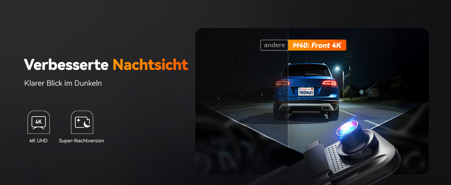 Відеореєстратор-дзеркало WOLFBOX M40 10