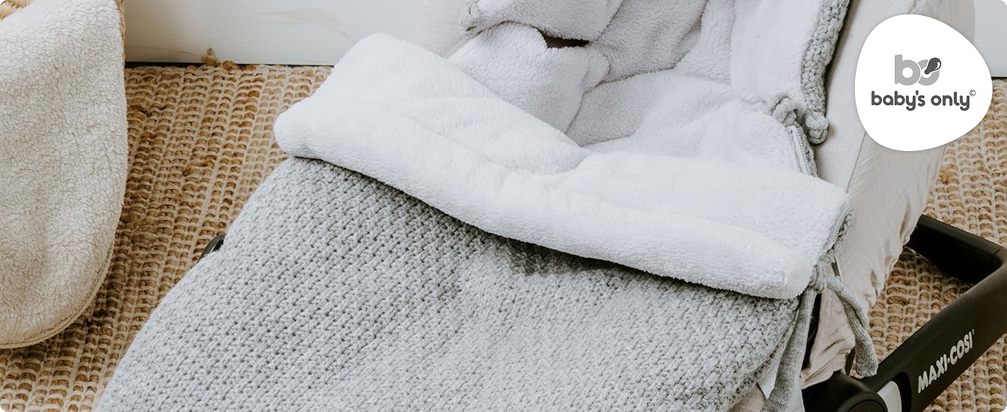 Дитячий зимовий конверт Baby's Only для автокрісла, універсальний, сірий, для Maxi-Cosi, теплий, для 3- та 5-точкових ременів, цілий рік