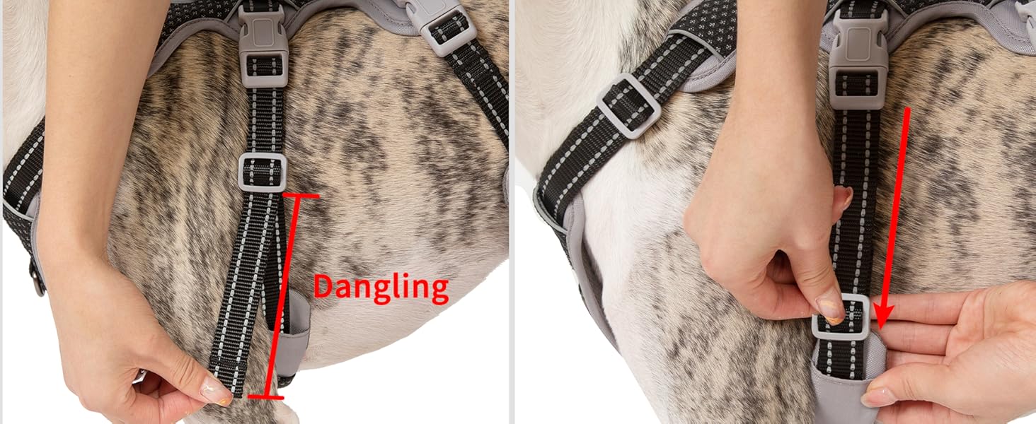 Шлейка безпеки для собак Huntboo, анти-пробіжна, світловідбиваюча з м'якою ручкою, регульована жилетка для маленьких собак, для прогулянок та тренувань (S), чорна, X-Small (упаковка з 1)