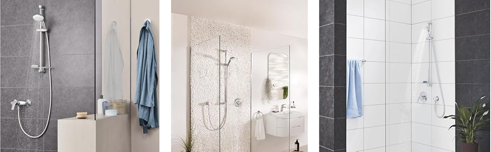 Ручний душ GROHE Tempesta 100 EcoJoy, 2 режими, з настінним тримачем, водозберігаючий, 2779810E