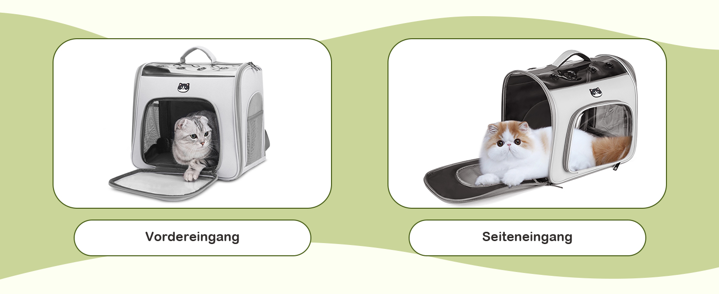 Рюкзак для котів та маленьких собак ALLSOPETS, дихаючий, з фронтальною відкривачкою та страхувальним ремінцем, для подорожей, прогулянок та хайкінгу (Квітково-рожевий)