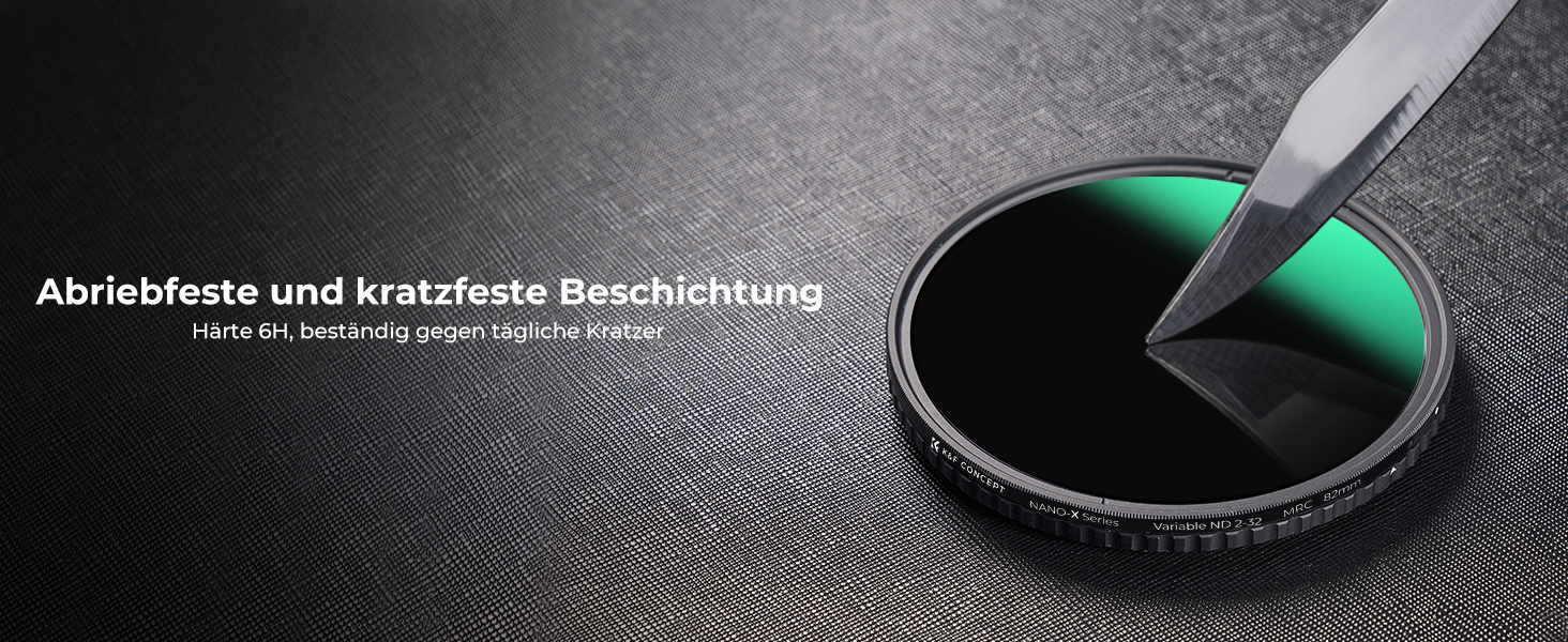 Фільтр ND K&F Concept 82mm Variabler ND Filter (ND2-32) Nano-Xcel для фотографії пейзажів та відео