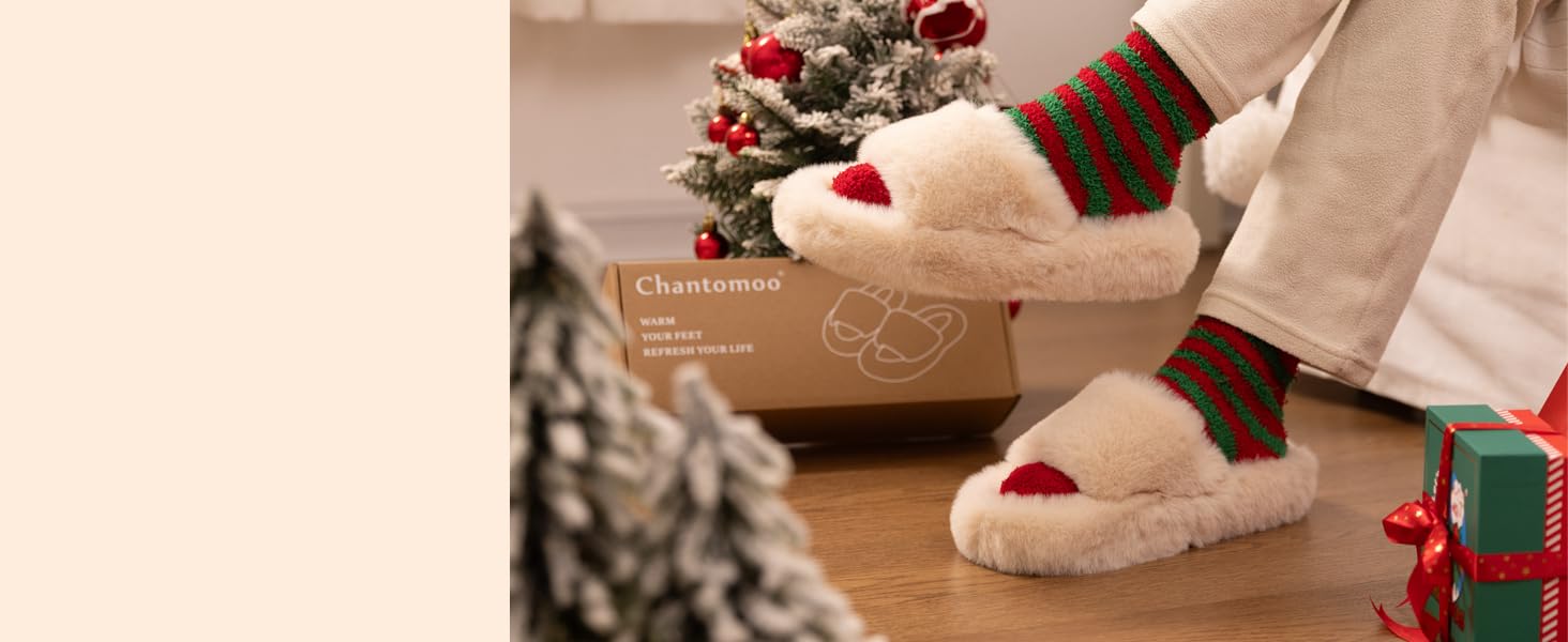 Жіночі домашні тапочки Chantomoo з пам'яті піни, м'які, з штучним хутром, зручні сліпони, подарунок, рожевий, 40/41 EU