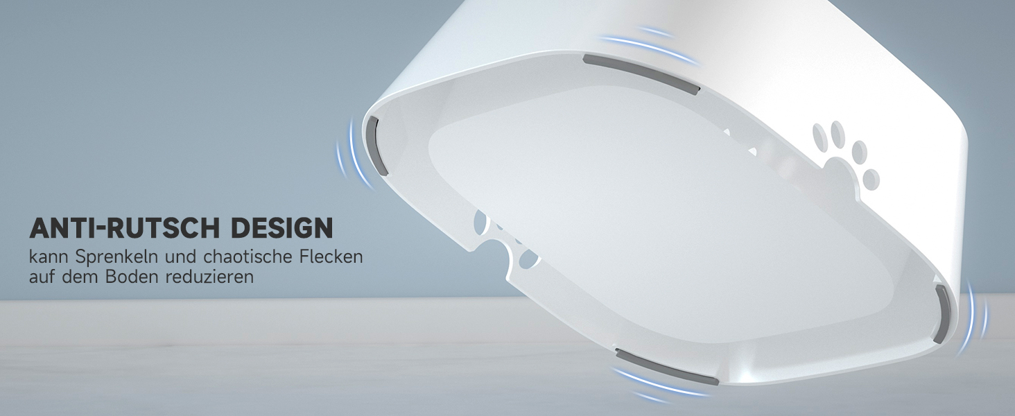 Напійник для собак ELS PET: 1л, витокозахисний, для подорожей, анти-розливання, сірий