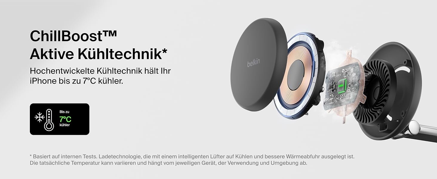 Belkin UltraCharge Pro Qi2.2 Бездротова зарядка 3-в-1 25W MagSafe сумісна для iPhone, Apple Watch, AirPods, Pixel – Чорна
