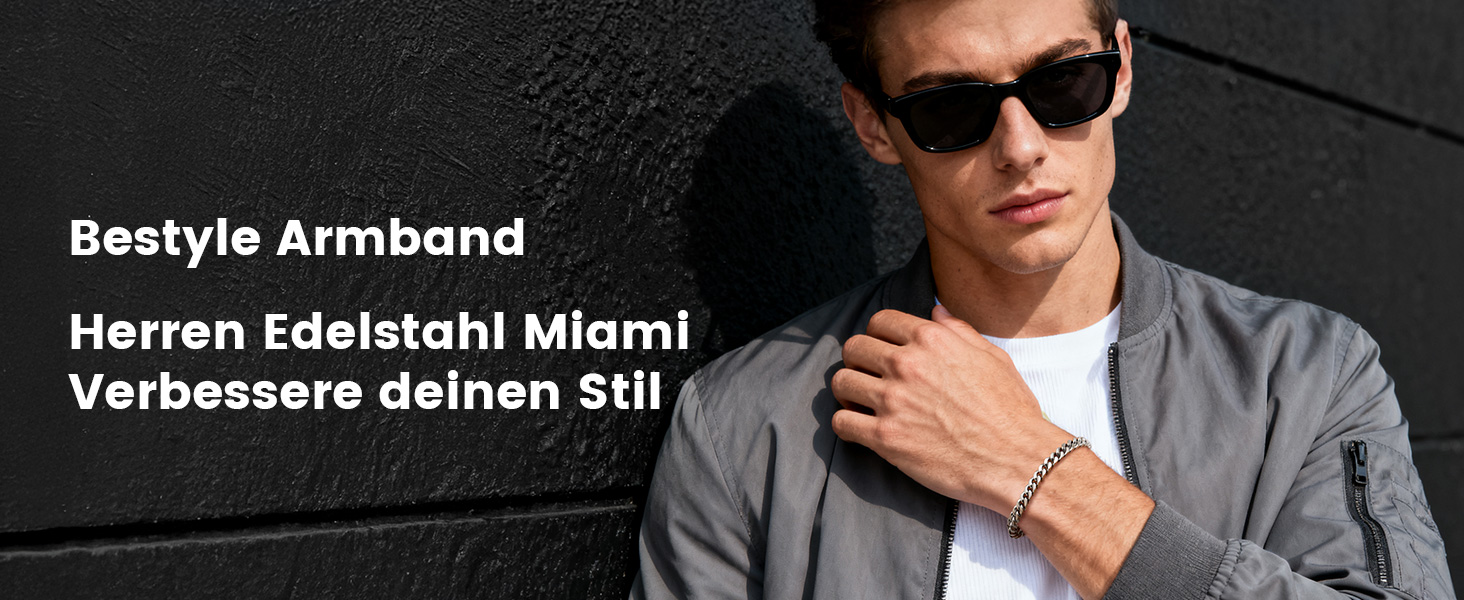 Чоловіча ланцюжок-панцир Miami Bestyle з подарунковою коробкою, 5/7/9/12.5 мм, 19/21/23 см, золото/чорний