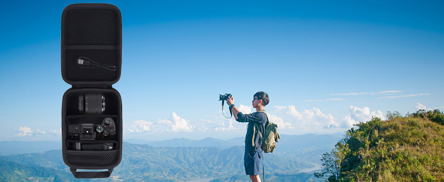 Чохол для камери Sony Alpha 6000/6300/6400/6500/6700, чорний, Aenllosi