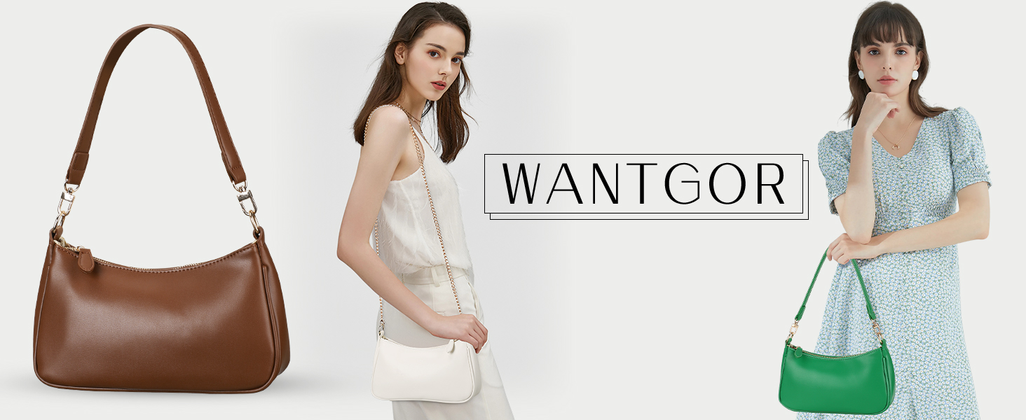 Сумка-клатч WantGor: жіноча сумка-тоут, кросбоді, міні-хобо, екошкіра (коричнева)