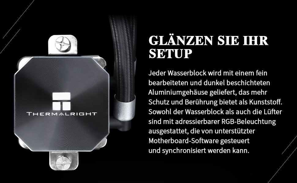 TR Frozen Edge 360 - рідинна система охолодження CPU з вентилятором 120мм, чорний, AMD/Intel