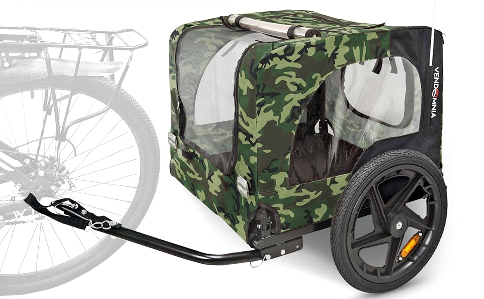 Фаркоп для собак на велосипед, велосипедний фаркоп для собак, з прапорцем та ременем, складаний та легкий у зберіганні в багажнику, кольори: червоний, пісочний, м'ятний, фіолетовий, військовий синій, військовий зелений