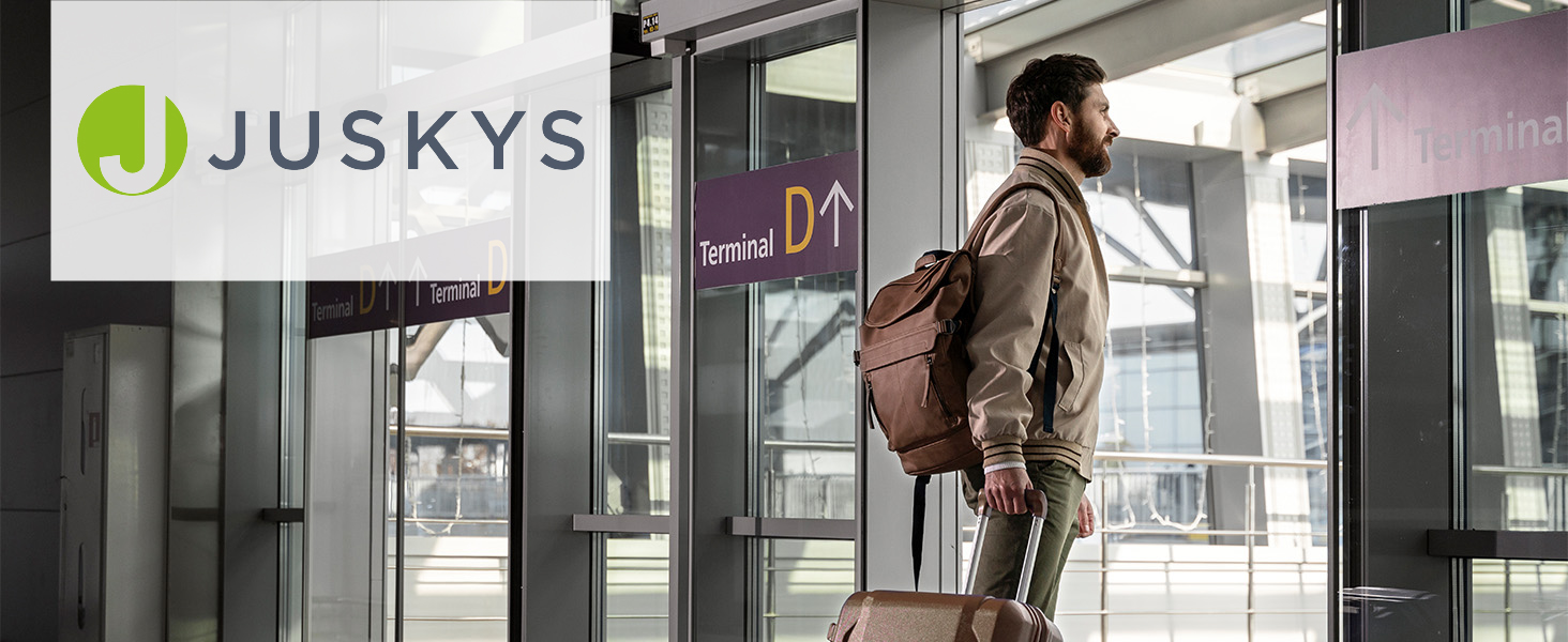 Набір валіз Juskys Hartschale 4 шт. з кодовим замком, тихі колеса 360°, телескопічна ручка, легкі - валізи в кольорі шампань