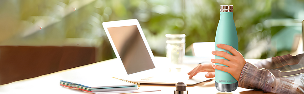 Термос Vikaster 500 мл: термофляга з нержавіючої сталі, без BPA, витримує протікання, багаторазовий. Ідеально для велосипеда, кемпінгу, йоги, спортзалу, фітнесу, школи, подорожей, активного відпочинку