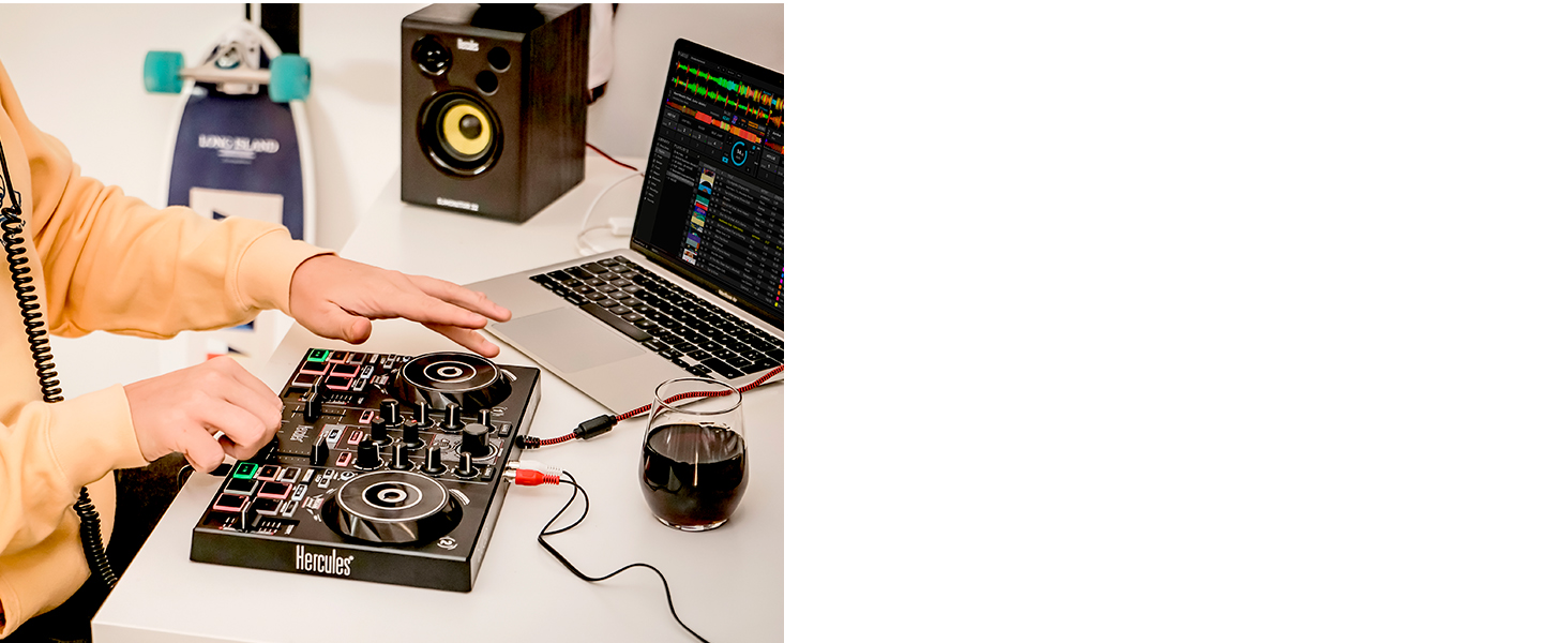 Hercules DJControl Inpulse 200 - контролер DJ з 16 педів та звуковою картою