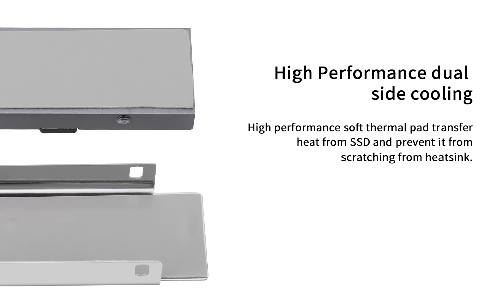 Радіатор охолодження SSD Thermalright TR-M.2 2280 для M.2 NVMe SSD, 13 мм, з теплопровідною пастою