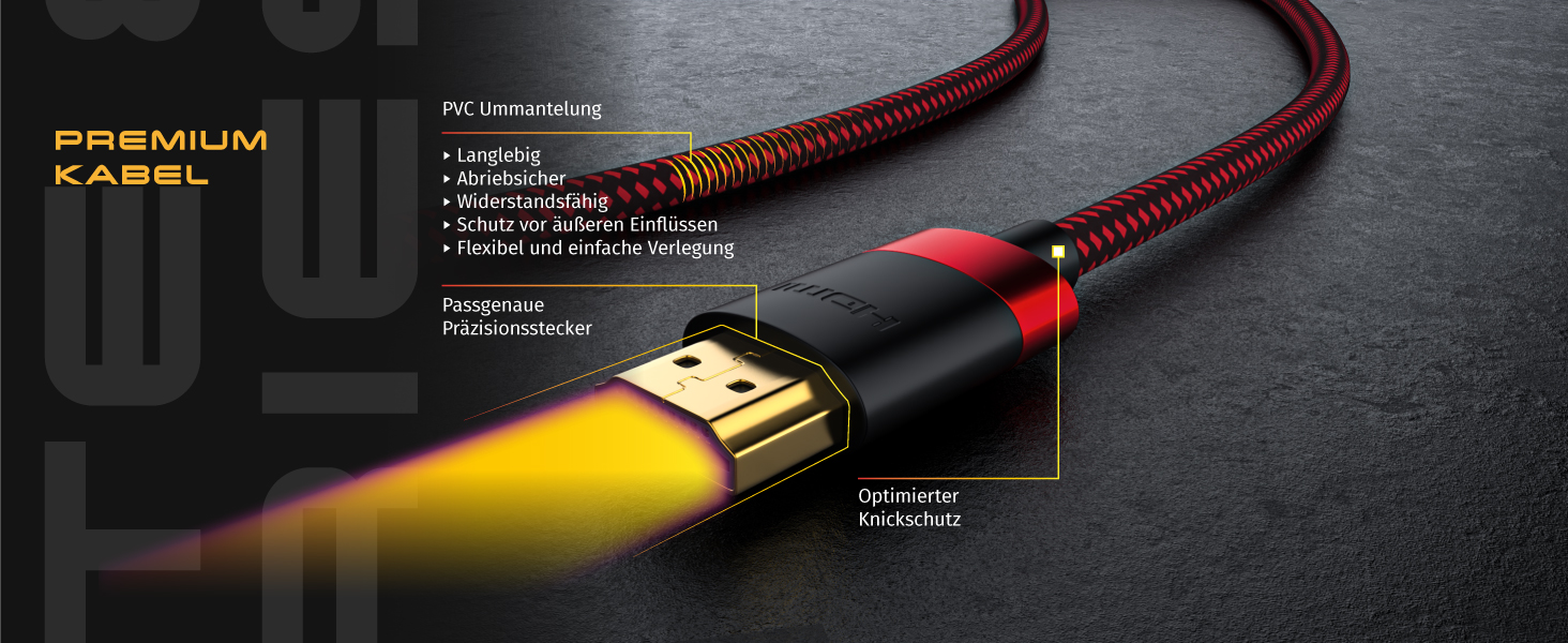HDMI кабель 2.1/2.0 8K/4K - 5 метрів - 8K@60Hz/120Hz, 4K@240Hz, 48 Gbit/s, 3D, Ethernet, для TV, Blu-ray, PS5, Xbox Series X, Switch, чорний