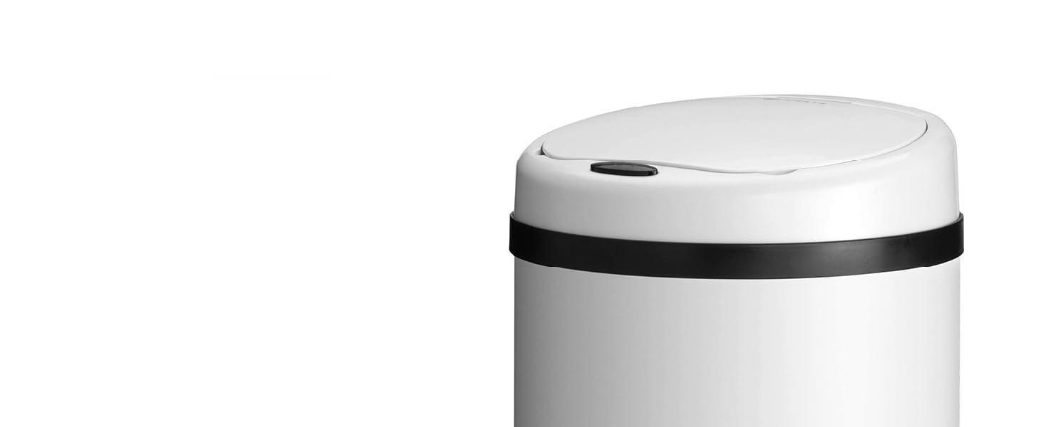 Відро для сміття Juskys з датчиком руху, 30 л, нержавіюча сталь, контактне відкриття, з кришкою для пакетів