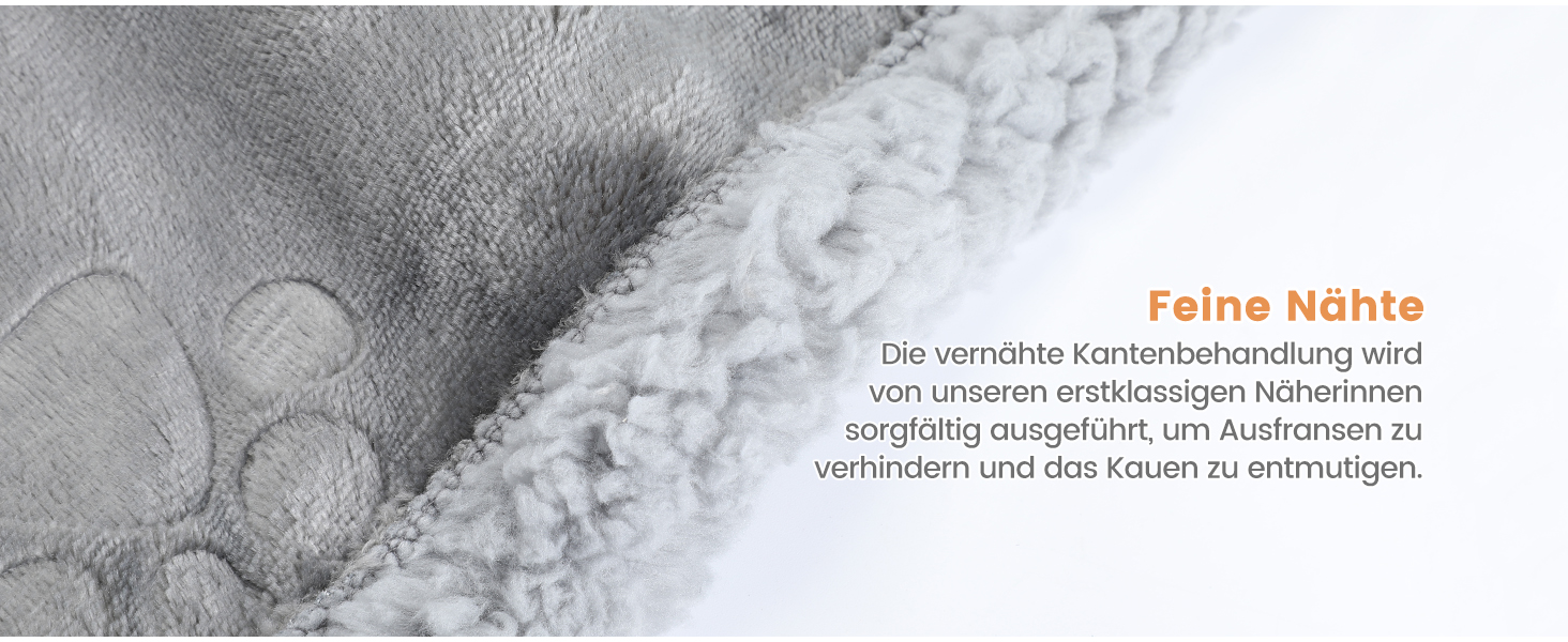 Водонепроникний коврик для собак PETTOM, 145 x 127 см, фліс Sherpa, захист дивану, миється, двосторонній, сірий колір