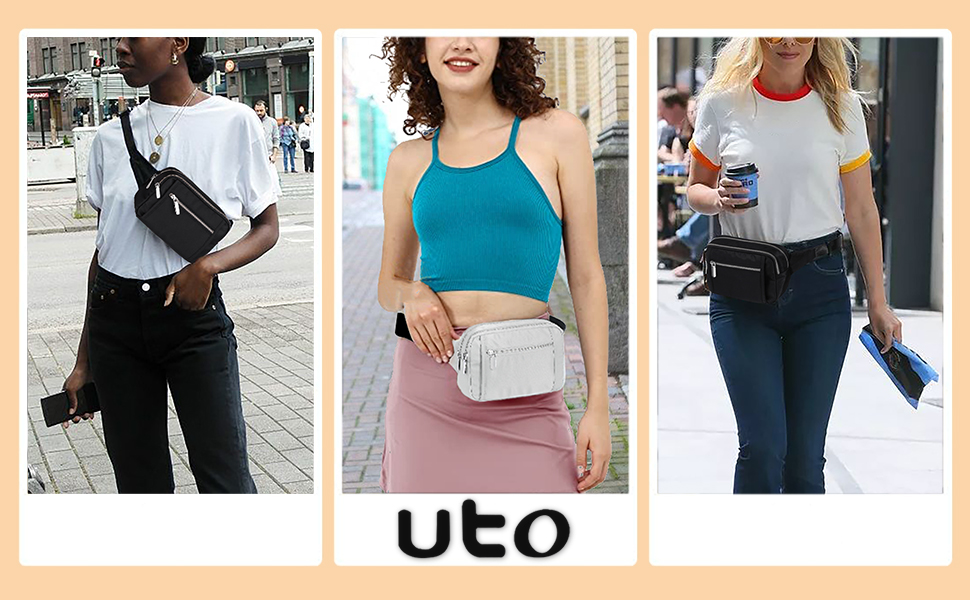 Жіночий гаманець UTO з PU шкіри, багатофункціональний, на блискавці, клатч для телефону, чорний