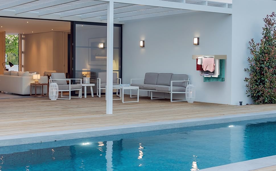 Настінна сушарка для білизни, розсувна, чорна, 70 см