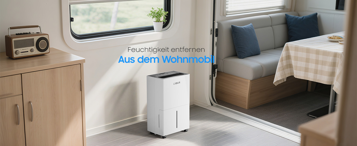 Електричний осушувач повітря 20 л/день – потужний, енергоефективний, портативний, з 3 режимами та регулюванням вологості, для дому