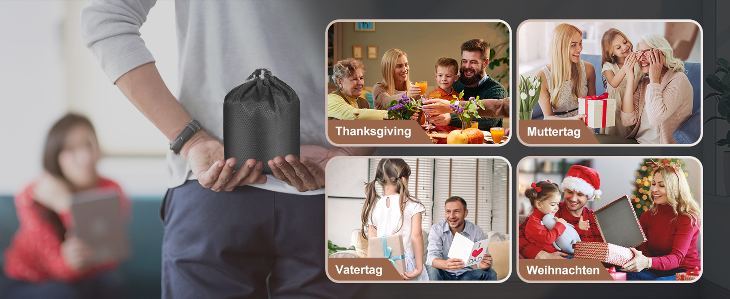 Подушка для шиї у літак, доросла, з піною з пам'яті, регульована, з маскою для сну та берушами, чорна