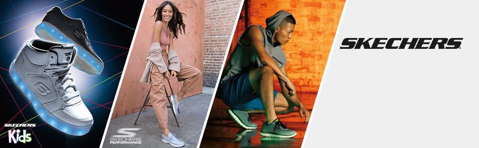 Кросівки Skechers блакитні з сіткою та рожевим кантом, 36 EU