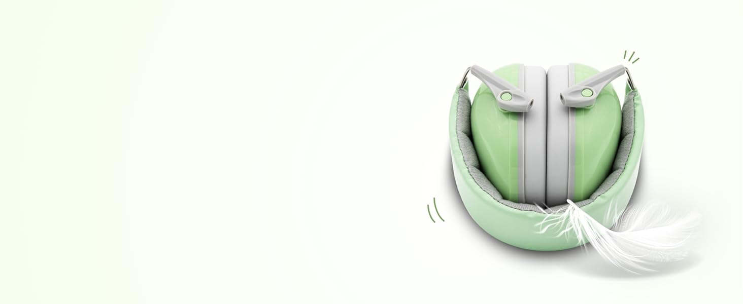 Schallwerk® Kapselgehörschutz Kiddies (Matcha Green) – навушники шумозахисні для дітей, преміум-якість, захист від шуму, ідеальні для повсякденного використання та заходів